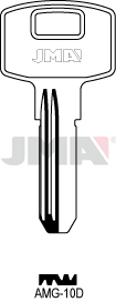 [AMG-10D] JMA BRUTE SLEUTEL PROFIEL AMG-10D