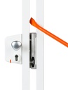 LOCINOX LEKQU2 ELEKTRISCH SLOT IN OPBOUW MET NORMAAL OPEN WERKING