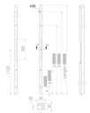 ALUMINIUM DEURGREEP MODEL BL 02 ⧄ 30/30 - stuk