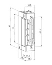 JIS SERIE 1400 RT ELEKTRISCHE DEUROPENER MODEL 1411 RTE