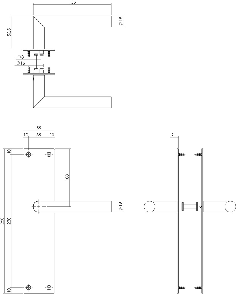 INTERSTEEL KRUKKENPAAR JURA OP SCHILD BLIND