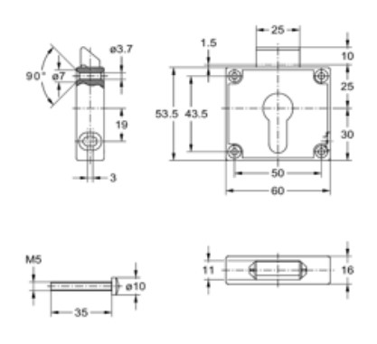 JUNIE 7449 CILINDERSLOT SYSTEEM PZ