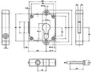 JUNIE 7403 STANGENSLOT MET TOEBEHOREN SYSTEEM PZ