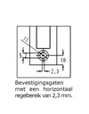 SOBINCO SLUITPLAAT 898D VOOR REEKS 8000