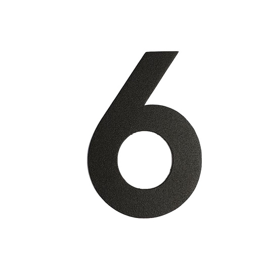 [FUJI-50-ZWART-6] FUJI HUISNUMMER & -LETTER (50, Schwarz, 6)