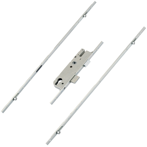 [6-30814-01-0-1] GU MEERPUNTSLOT MET ROLNOKKEN (72, 50, Flat 16, Cylinder-operated)