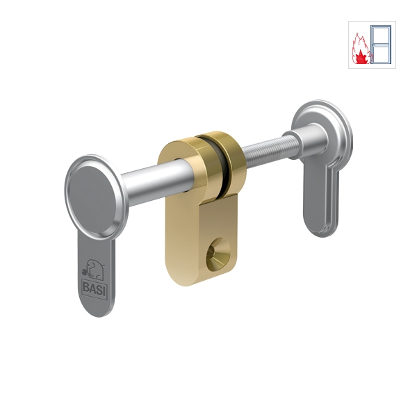 [9000-0055] BASI BZV 100 FS ADJUSTABLE BLIND CYLINDER FOR FIRE DOORS (Nickel-plated)