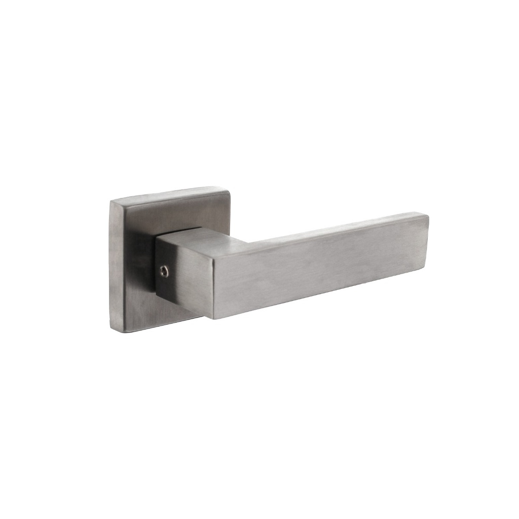 [0035.405726] INTERSTEEL AMSTERDAM KRUKKENPAAR OP MASSIEVE ROZET (brushed stainless steel)