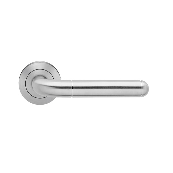 [ER35 0S 71] KARCHER DESIGN LIGNANO STEEL ER35 KRUKKENPAAR OP ROZET (brushed stainless steel)