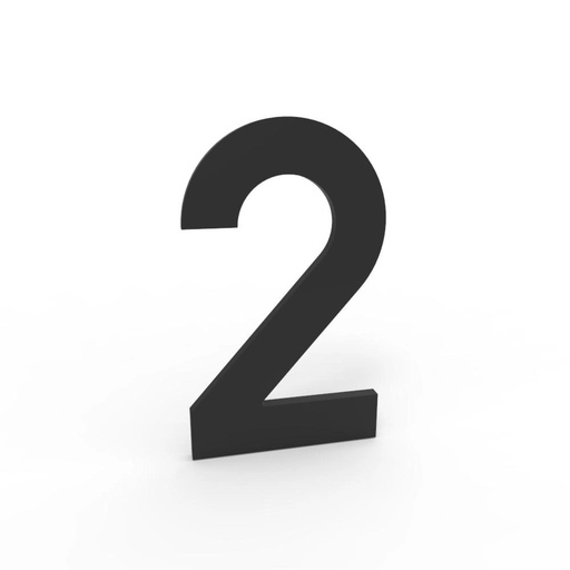 [2-Z] ALBO HUISNUMMER & -LETTER (Noir, 2)