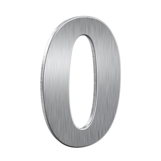 [7300-0000] BASI HUISNUMMER (Edelstahl / Inox, 0)