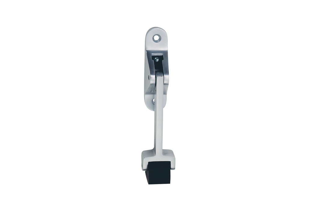 [1060.02] KWS 1060 DOOR HOLDER WITH DROP ARM (Silver lacquered)