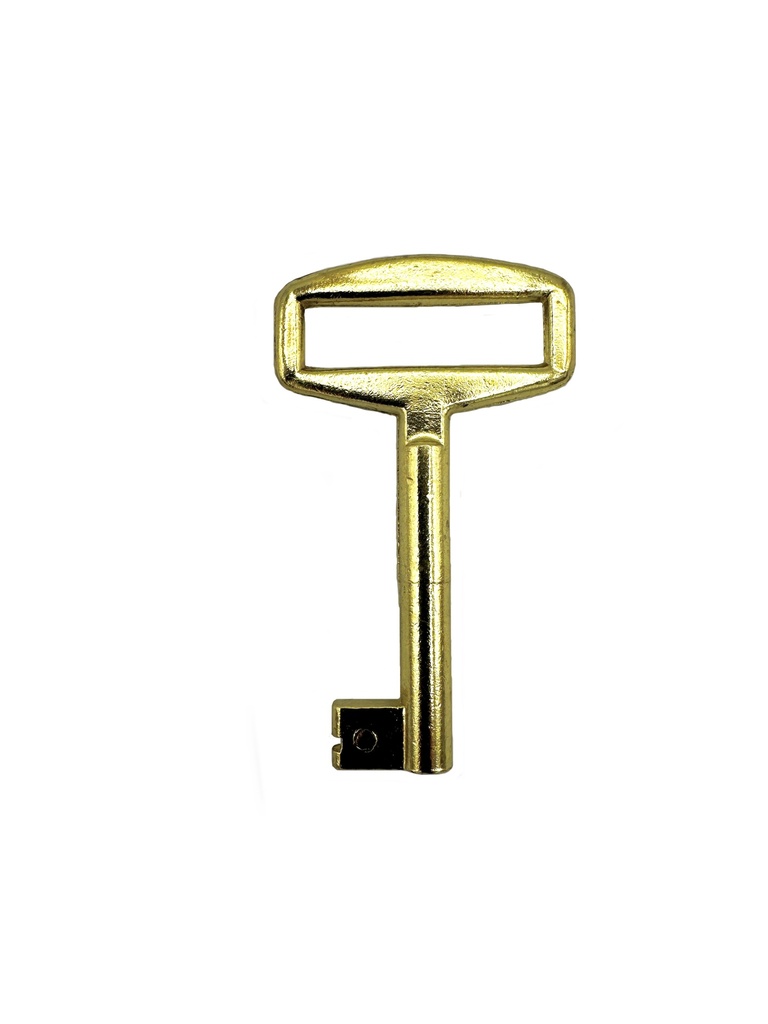 [051240023688] JUNIE MEUBELSLEUTEL NR 512 (Brass, 8x8)