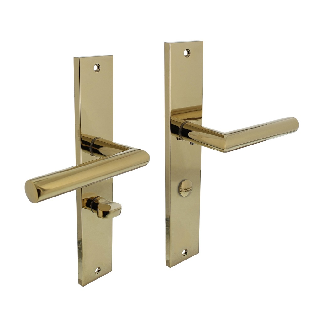 [0013.174365] INTERSTEEL DEURKRUK BASTIAN OP SCHILD RECHTHOEKIG WC (Brass titanium PVD)
