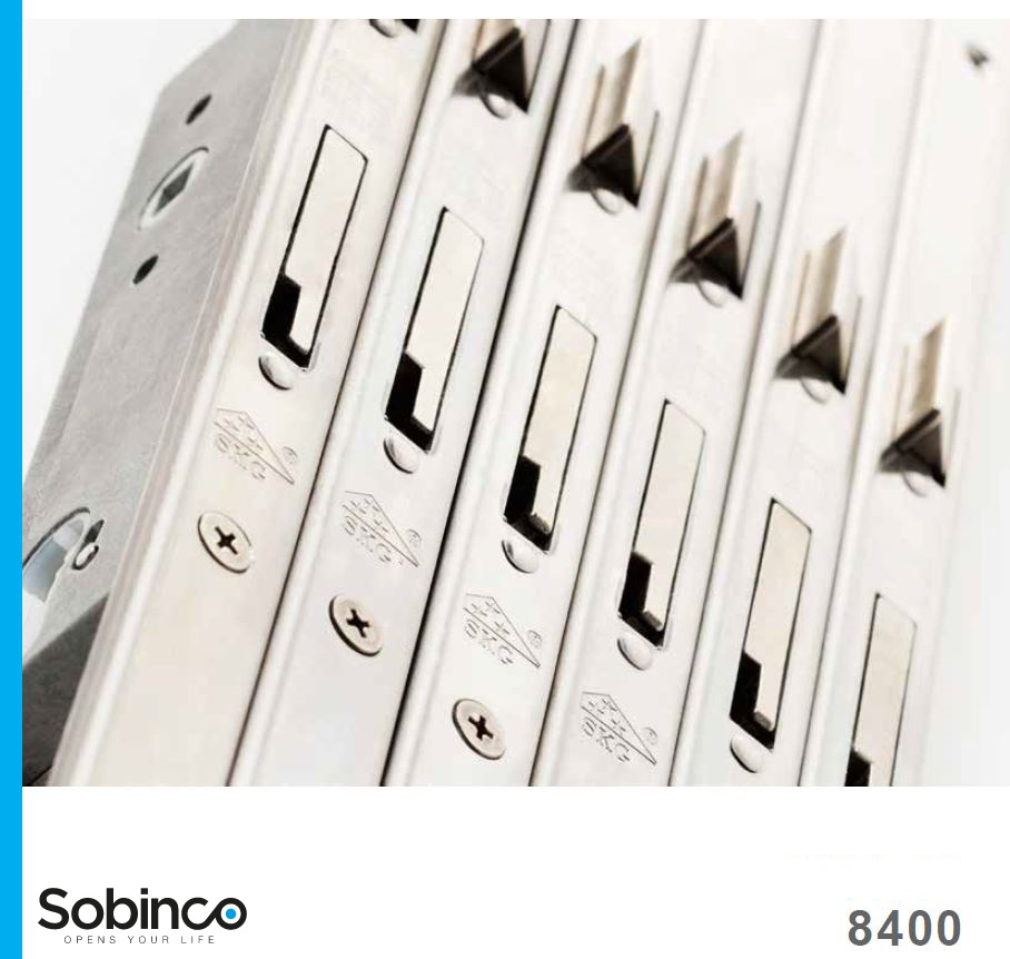 [8401-U22K-25] SOBINCO REEKS 8400 MEERPUNTSLOT MET VALLEN (25, U-22, 1895, Day & night lock)