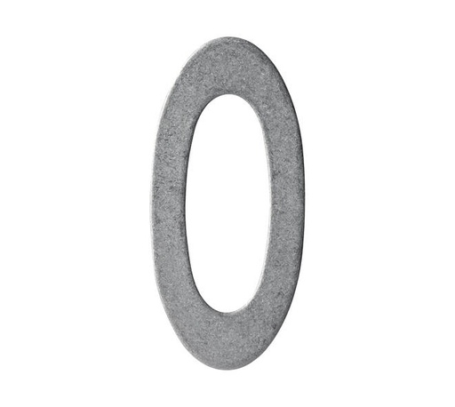 [0034.402040] INTERSTEEL NUMÉRO DE MAISON (Roestvrij staal / Inox getrommeld, 0)