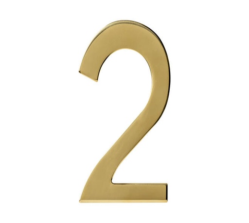 [0013.402042] INTERSTEEL HOUSE NUMBER (Brass, 2)