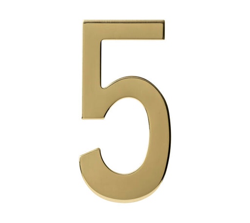 [0013.402045] INTERSTEEL HOUSE NUMBER (Brass, 5)