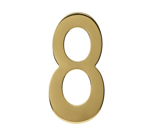 [0013.402048] INTERSTEEL HOUSE NUMBER (Brass, 8)