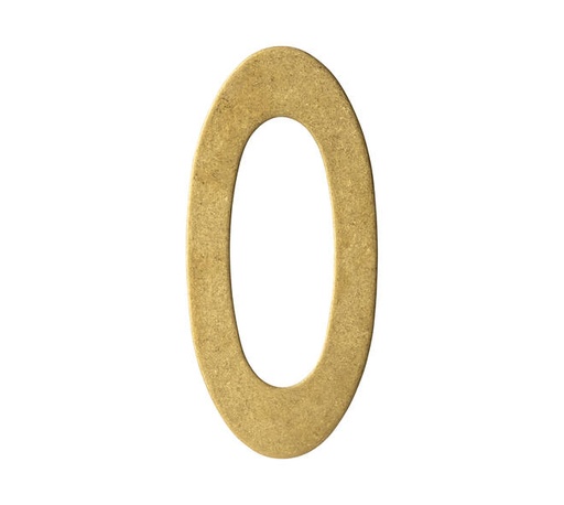 [0011.402040] INTERSTEEL HUISNUMMER (Messing getrommeld, 0)