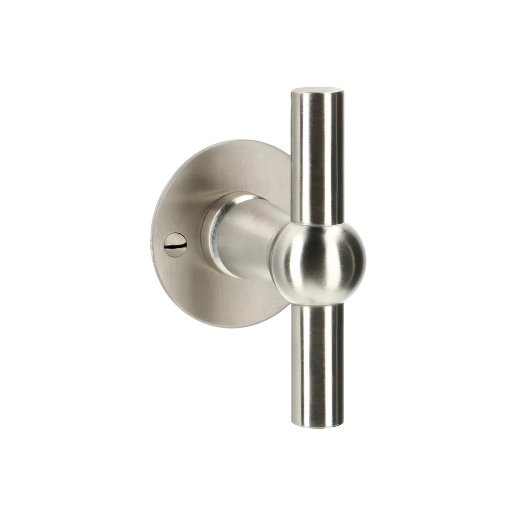 [124-R0-99-22T-069] QUINCALUX BRUSSELS T-KRUKKENPAAR OP ROZET (Nickel matt)