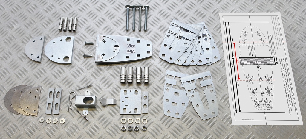 [4222.2035] VIRO ACCESSOIRE VOOR MONTAGE VAN VANLOCK OP KLEINE VRACHTWAGENS & CONTAINERS