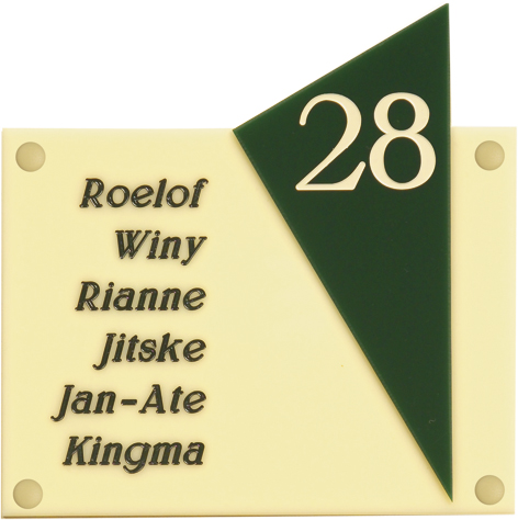 PLAQUE PERSONNALISÉE EN PERSPEX