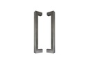 STAINLESS STEEL DOOR HANDLE MODEL U90°K 01 ⧄ 30/30 - pair