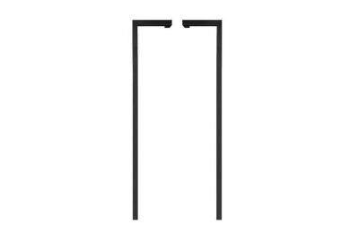 [411255.LI] ALUMINIUM DOOR HANDLE MODEL DK 04 ⧄ 30/30 - pair (Left-handed)