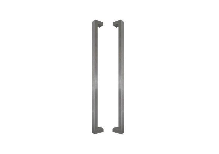 EDELSTAHL-TÜRGRIFF MODELL U90°K 03 ⧄ 40/20 - Paar