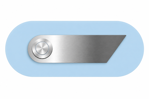 [DK4120-IBL] SONNETTE MAX KNOBLOCH DURBY POLY SNOW OVALE (Iceblue)