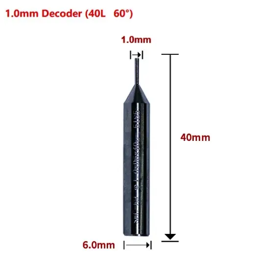 KUKAI STANDAARD PUNTGEBOORDE SLEUTEL DECODER 1.0 MM