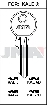 JMA BRUTE SLEUTEL PROFIEL KAE-7D