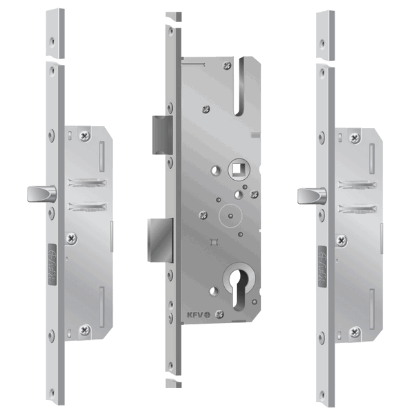 [5490588] KFV REEKS AS / BS 2372 MEERPUNTSLOT MET PINNEN (55, Flat 16, Galvanised)