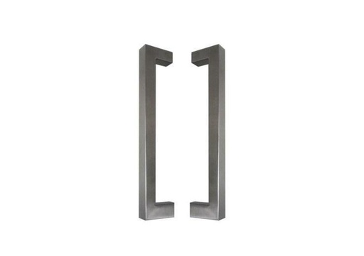 INOX DEURGREEP MODEL U90°K 01 ⧄ 40/40 - paar