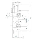 FUHR 855R HOOFDSLOTKAST VOOR MEERPUNTSLUITING