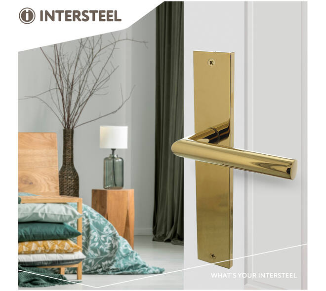 INTERSTEEL DEURKRUK BASTIAN OP SCHILD BLIND RECHTHOEKIG
