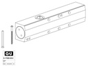 GU DEURPOMP OTS 430 - zonder arm