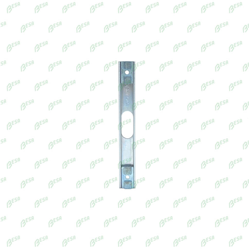 KFV 2325-505 U-SLUITPLAAT VOOR HOUT DEUREN MET EURO-NUT