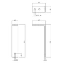 INTERSTEEL PLAFONDBEUGEL SET - 5 STUKS