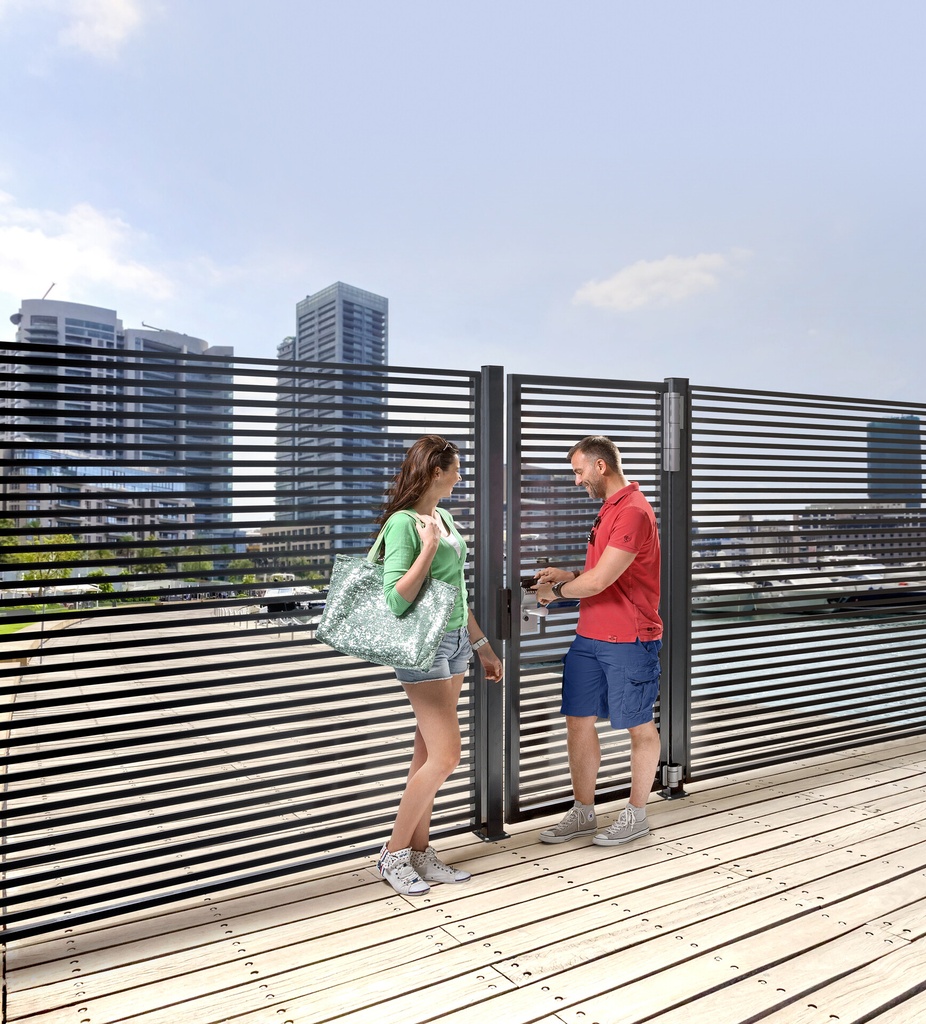 LOCINOX LFKQX1 FREE VINCI - MECHANISCH CODESLOT IN OPBOUW MET BEVEILIGDE INGAGN EN VRIJE UITGANG