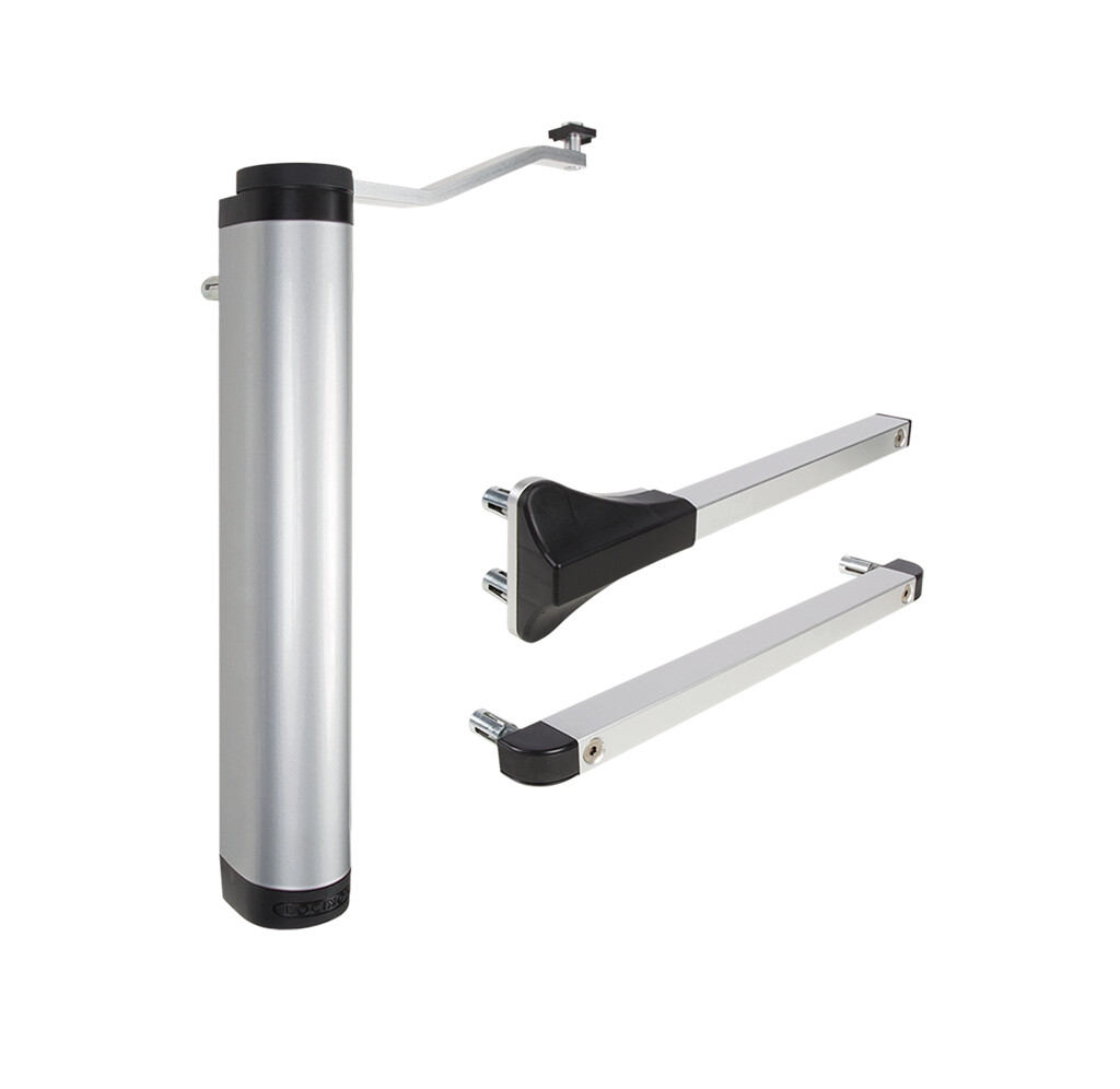 LOCINOX VERTICLOSE-2 LEISTUNGSSTARKER UND VIELSEITIGER HYDRAULISCHER TORSCHLIESSER FÜR 90°- UND 180°-SCHARNIERE