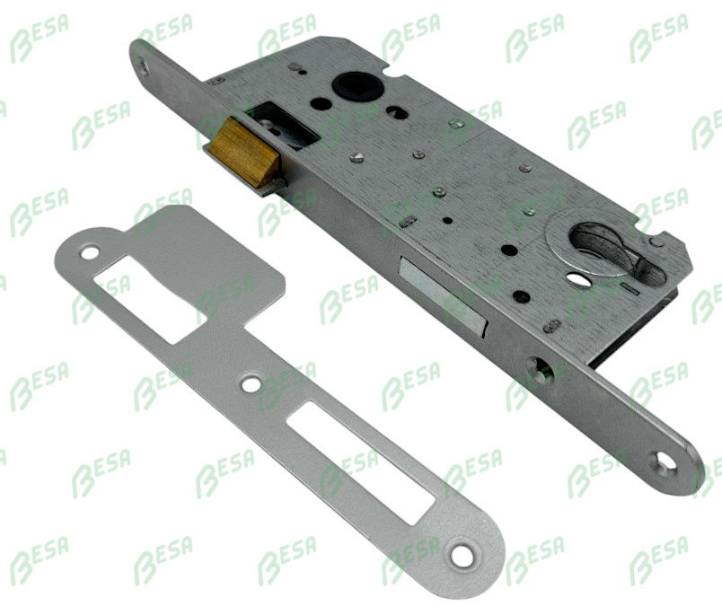 [A2658-21-R50] LITTO A2658 CILINDERSLOT 2-TOERIG (50, Rounded, DIN left = Belgian right)