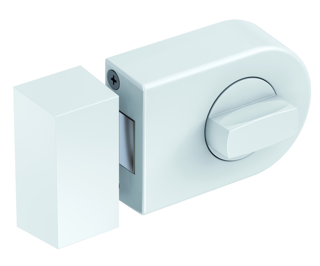 [R1303-0201] BASI KS 500 OPBOUW NACHTSLOT AFGEROND (45, White)
