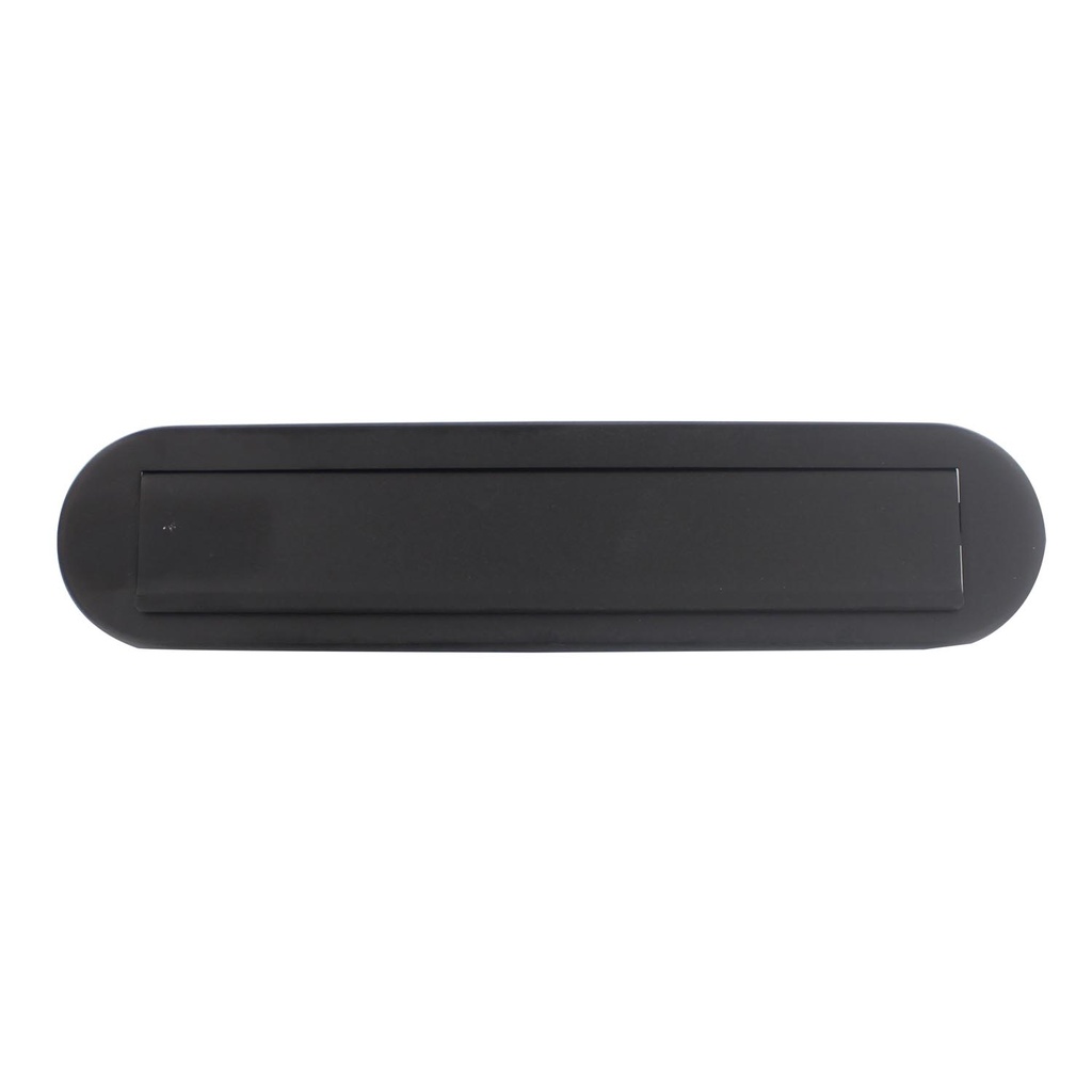 [0023.400011] INTERSTEEL BRIEVENBUSKLEP OVAAL MET KLEP/REGENRAND (Black)