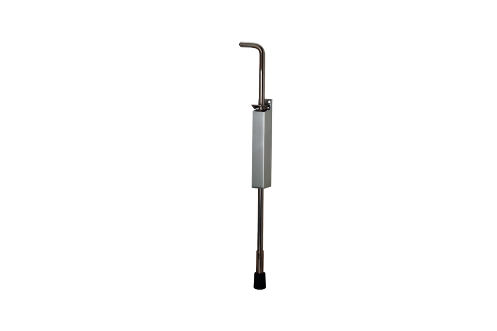 [1048.02] KWS 1048 DOOR HOLDER WITH THROW (Silver lacquered)