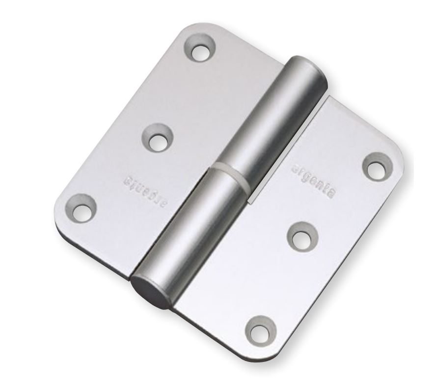 [020608] PAUMELLE SCHARNIER 80x80x3.5 (DIN left = Belgian right, F1 Aluminium)