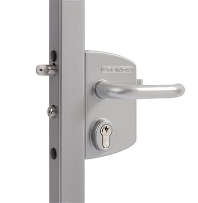 [P00011894-SILV] LOCINOX LAKQU2 SERRURE TYPE INDUSTRIEL DE HAUTE QUALITÉ (Carré, 10 à 30, Argent)