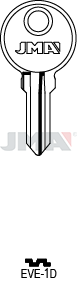 JMA BRUTE SLEUTEL PROFIEL EVE-1D