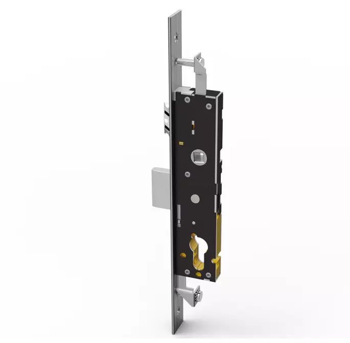 [1610S.25.16] OMEC 1610S CYLINDER LOCK - 3 locking points (25, Flat 16)